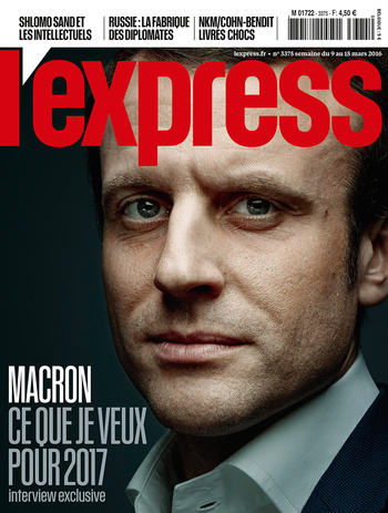 Emmanuel Macron dans L'Express